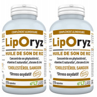 Liporyz Huile de Son de Riz Lot de 2 x 270 capsules - LT Labo protection antioxydante Aromatic provence