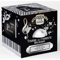 Tisane du Pianiste biologique 24 sachets boite métal Provence d'Antan infusion harmonieuse vitalité Aromatic provence