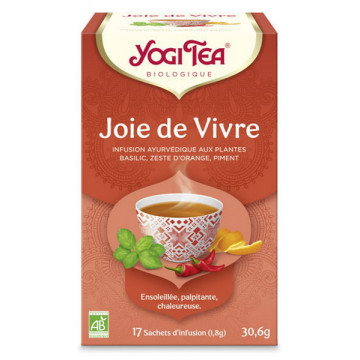Infusion Joie de vivre 17 infusettes - Yogi tea