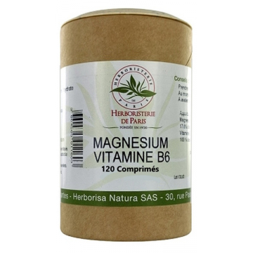 Magnésium Marin Vitamine B6 120 comprimés - Herboristerie de Paris