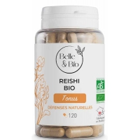 Reishi bio 120 gélules végétales - Belle et Bio Champignons biologiques Aromatic provence