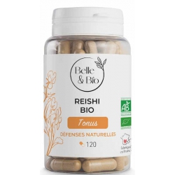 Reishi bio 120 gélules végétales - Belle et Bio