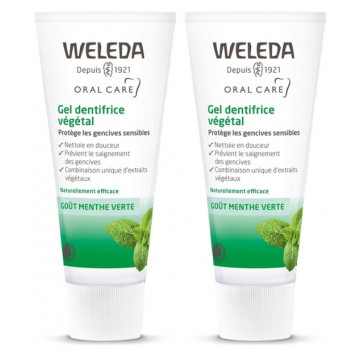 Lot Gel dentifrice végétal Sensibilités gingivales 2x75 ml - Weleda