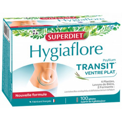 Hygiaflore Transit Ventre plat 100 gélules Super Diet