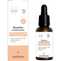 Gouttes autobronzantes hâle léger 30ml - Clémence et Vivien curcumine joli teint Aromatic provence