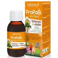 Sirop propolis enfant défenses et vitalité Bio dès 3 ans 100ml - Ladrôme échinacée hibiscus Aromatic provence