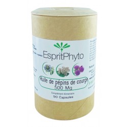 Huile de pépins de courge 500mg 90 capsules - Espritphyto