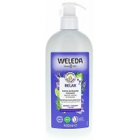 Crème de douche Relax Lavande Bergamote Vetiver 400ml - Weleda douceur des peaux sensibles Aromatic provence