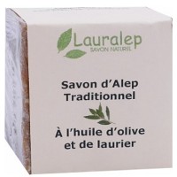 Savon d'Alep Traditionnel 200 gr - Lauralep huiles d'olive et de baies de laurier Aromatic provence