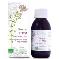 Sirop de Thym Bio 125 ml - Phytofrance Thym, Gentiane jaune, Romarin, Plantain lancéolé Aromatic provence