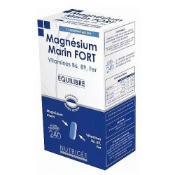 Magnésium Marin Fort B6 B9 Fer 30 comprimés bi couche - Nutrigee