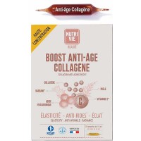 Boost Anti age collagène 20 ampoules - Nutrivie collagène marin de type 1 2500mg par ampoule aromatic provence