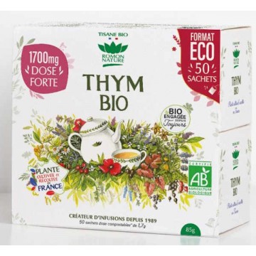 Tisane de Thym Bio 50 sachets - Romon Nature