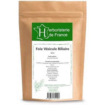 Tisane Foie vésicule biliaire 30 gr - Herboristerie de France