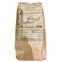 Tisane Hibiscus bio 50gr - Herboristerie de Paris tisane Bissap infusion de karkadé bio Aromatic provence