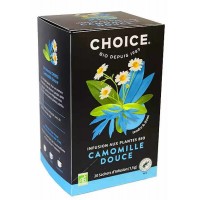 Infusion camomille douce bio 20 sachets - Choice tisane camomille matricaire bio digestion Aromatic provence