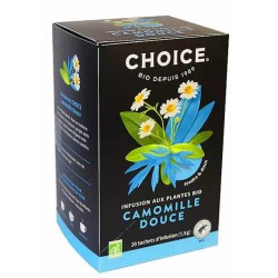 Infusion camomille douce bio 20 sachets - Choice