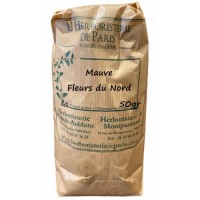 Tisane Mauve du nord fleur 50 gr - Herboristerie de Paris infusion de pétales de mauve Aromatic provence