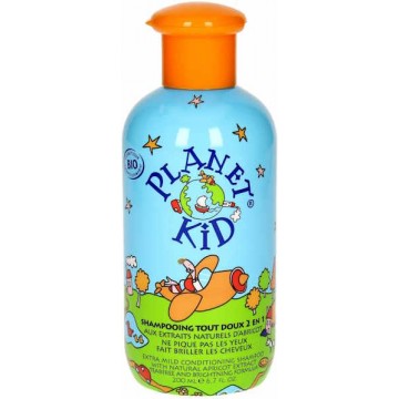 Shampoing Tout Doux 2 en 1 à l'Abricot 200ml - Planet Kid