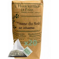 Tisane du Soir 20 infusettes concentrées de 2gr - Herboristerie de Paris infusion sommeil Aromatic provence
