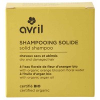 Shampooing solide Cheveux secs et abîmés 85 gr - Avril shampoing cheveux secs beurre de karité argan Aromatic provence