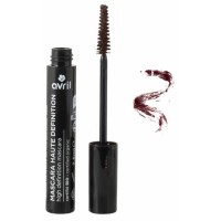 Mascara haute définition marron certifié Bio 7 ml Avril cheveux blonds chatain clair maquillage bio Aromatic provence 