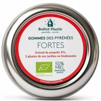 Gommes fortes des Pyrénées boite 30g - Ballot Flurin gommes propolis bio Aromatic provence