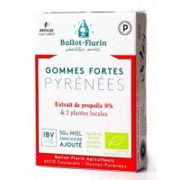 Gommes fortes des Pyrénées boite 30g - Ballot Flurin gommes propolis bio Aromatic provence