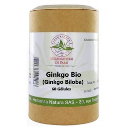 Ginkgo Biloba Feuilles Bio 60 gélules - Herboristerie de Paris