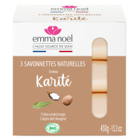 Pack 3 Savonnettes Karité Surgras 3x150g