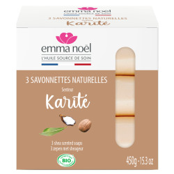 Pack 3 Savonnettes Karité Surgras 3x150g