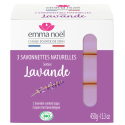 Pack 3 Savonnettes Lavande 3x150g