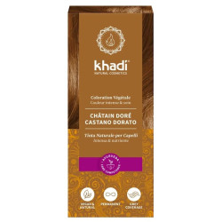 Coloration végétale Chatain doré 100g Khadi