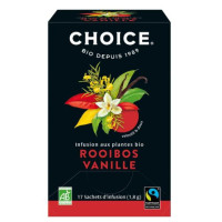 Infusion rooibos vanille 17 sachets 30.6g
