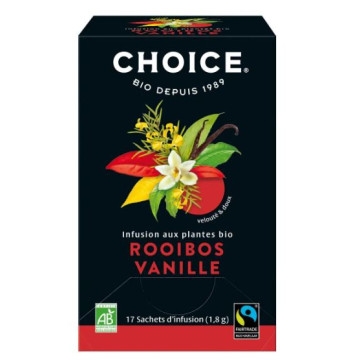 Infusion rooibos vanille 17 sachets 30.6g