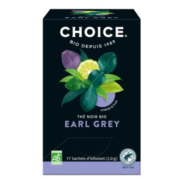 Thé noir earl grey 34g- Choice