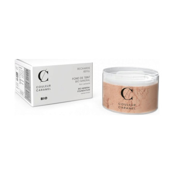 Recharge Fond de teint Bio Mineral poudre libre No 23 Beige abricot 12 gr - Couleur Caramel