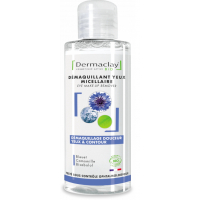 démaquillant yeux micellaire bleuet camomille bisabolol 125ml - Dermaclay,   Démaquillants bio,  Soins du visage bio.