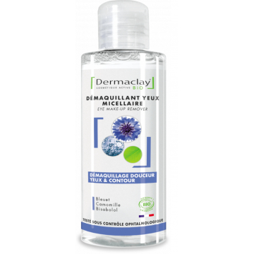 démaquillant yeux micellaire bleuet camomille bisabolol 150ml - Dermaclay