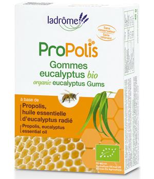 Gommes à la propolis bio et à l'eucalyptus - Ladrôme