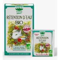 Tisane Rétention d'eau bio 20 sachets - Romon Nature,tisane spéciale rétention 20 sachets