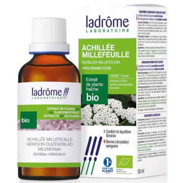 Extrait de plantes fraîches Achillée millefeuille bio 50ml Ladrôme