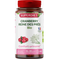 Cranberry Reine des près 90 gélules - Super Diet, superdiet, confort urinaire Aromatic provence