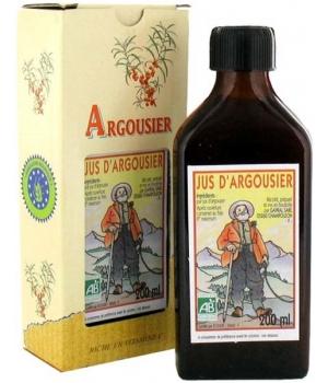 Jus d'Argousier bio non sucré 200ml - Gayral