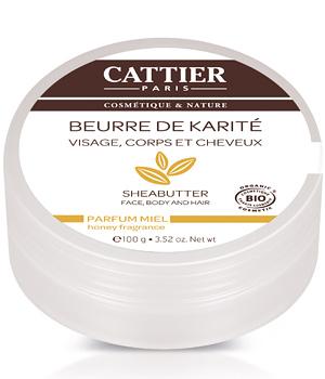 Beurre de Karité bio Miel - Cattier