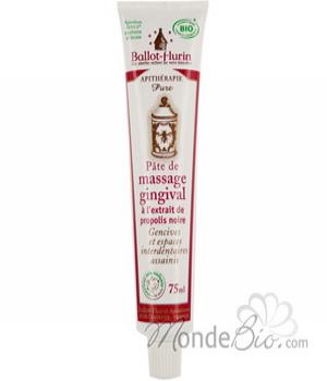 Pâte de massage gingival Propolis noir - Ballot Flurin