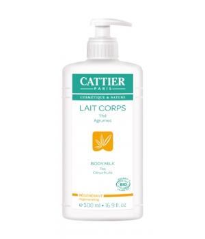 Lait Hydratant Régénérant Pamplemousse Citron 500 ml - Cattier lait corporel bio Aromatic provence