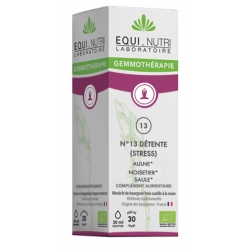 Détente Stress No 13 Bio Flacon compte gouttes 30ml - Equi-Nutri