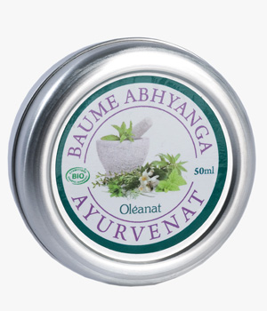 Baume de massage ayurvedique Abhyanga aux 18 plantes bio - Oléanat