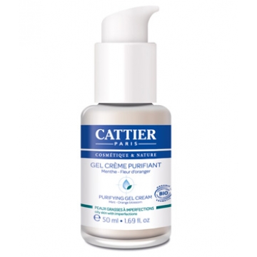 Gel crème purifiant à la menthe 50ml - Cattier